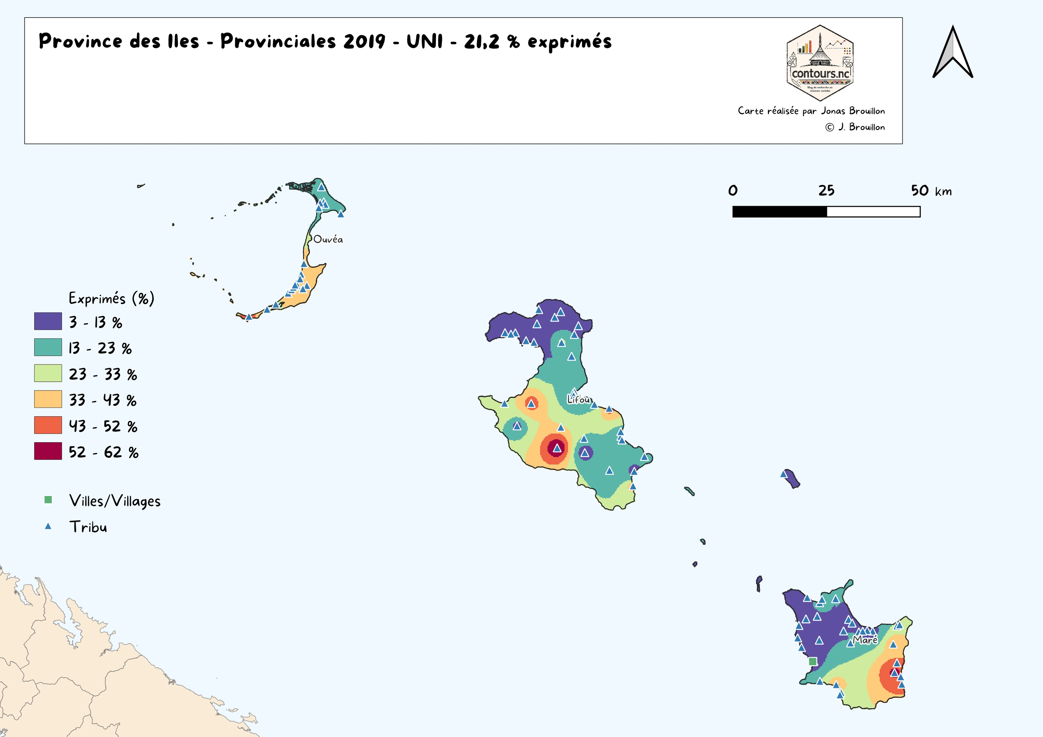 UNI-Palika : un vote plus fort à Ouvéa et présent sur les trois îles.
